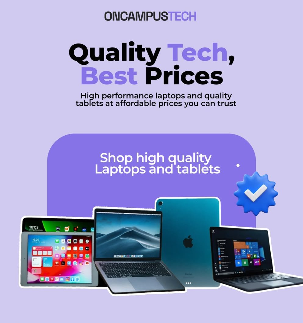OnCampus Tech Promotion Flyer